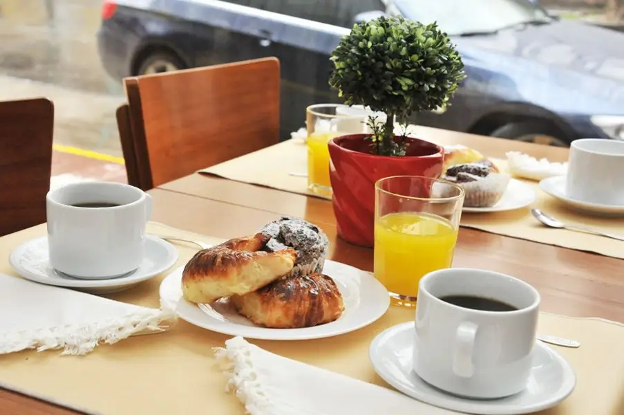 Desayuno vista mar Mar del Plata