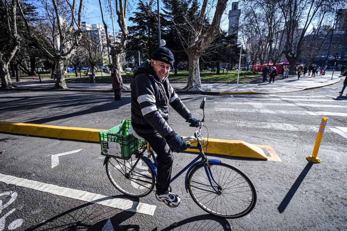 Mar del Plata a pie bicicleta