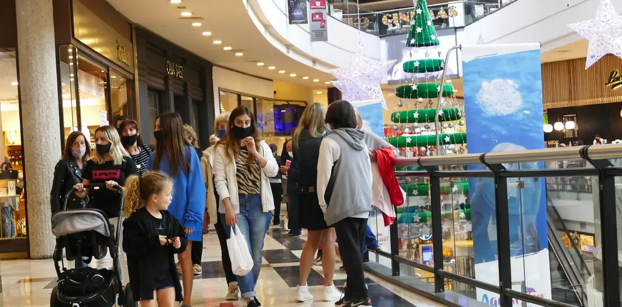 Shopping Mar del Plata lluvia.