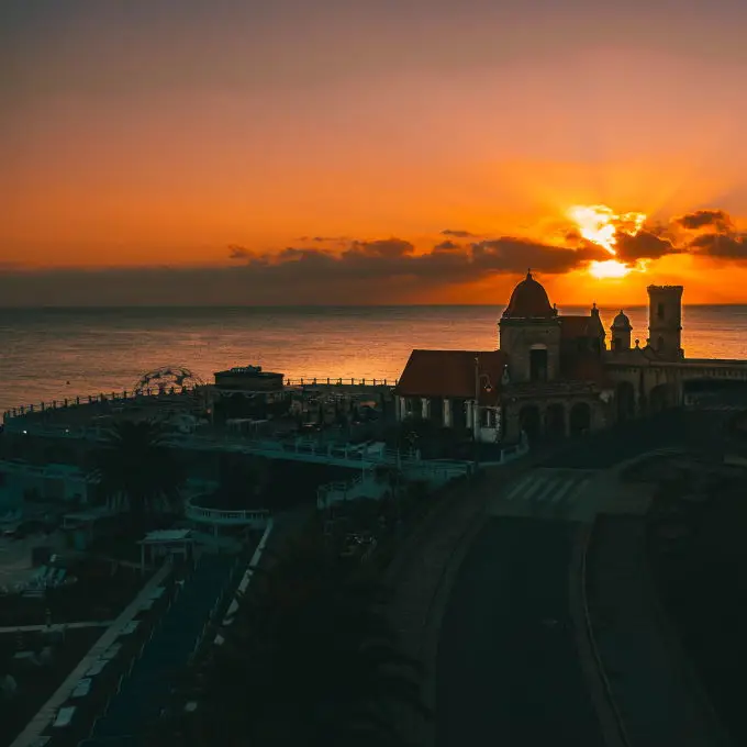 Torreón del Monje atardecer